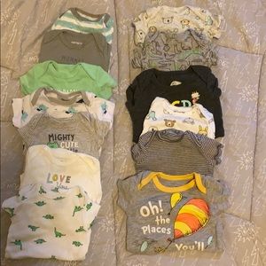 13 NB shirts, long and short sleeves